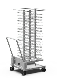 ТЕЛЕЖКА ДЛЯ ТАРЕЛОК ДЛЯ ПЕЧЕЙ GN1/1 UNOX XEVTL-102P