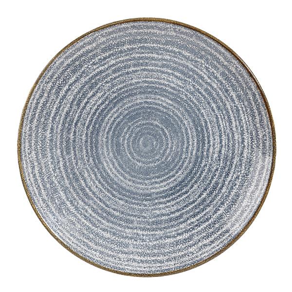 Тарелка мелкая 26см, без борта, цвет Slate Blue, Studio Prints SPSBEV101