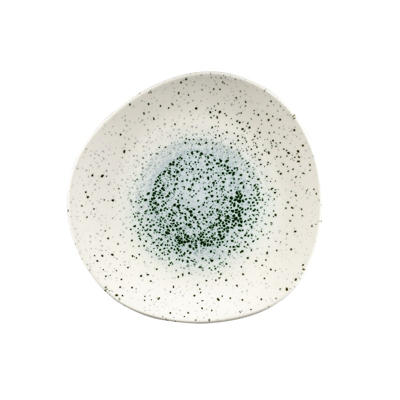 Тарелка мелкая "Волна" 28,6см, без борта, цвет Mineral Green, Studio Prints MNGROG111