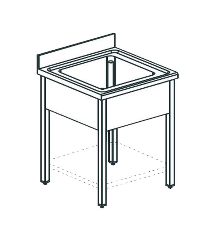 ВАННА МОЕЧНАЯ APACH CHEF LINE LS66-44SH