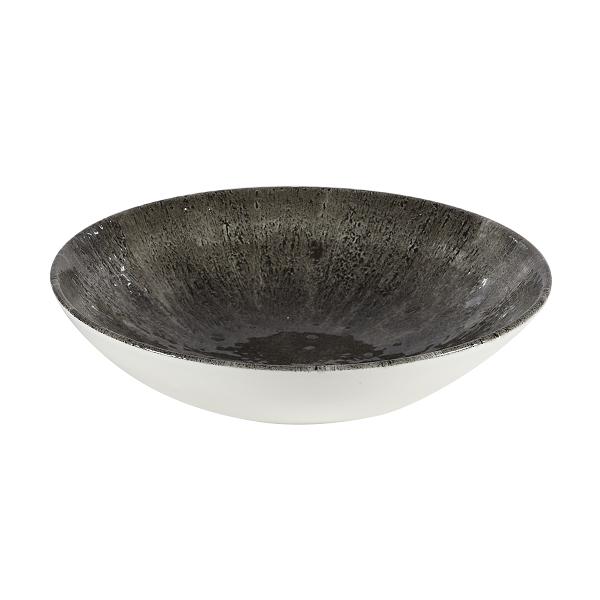 Салатник 0,42л d18,2см, без борта, цвет Stone Quartz Black, Studio Prints STQBEVB71