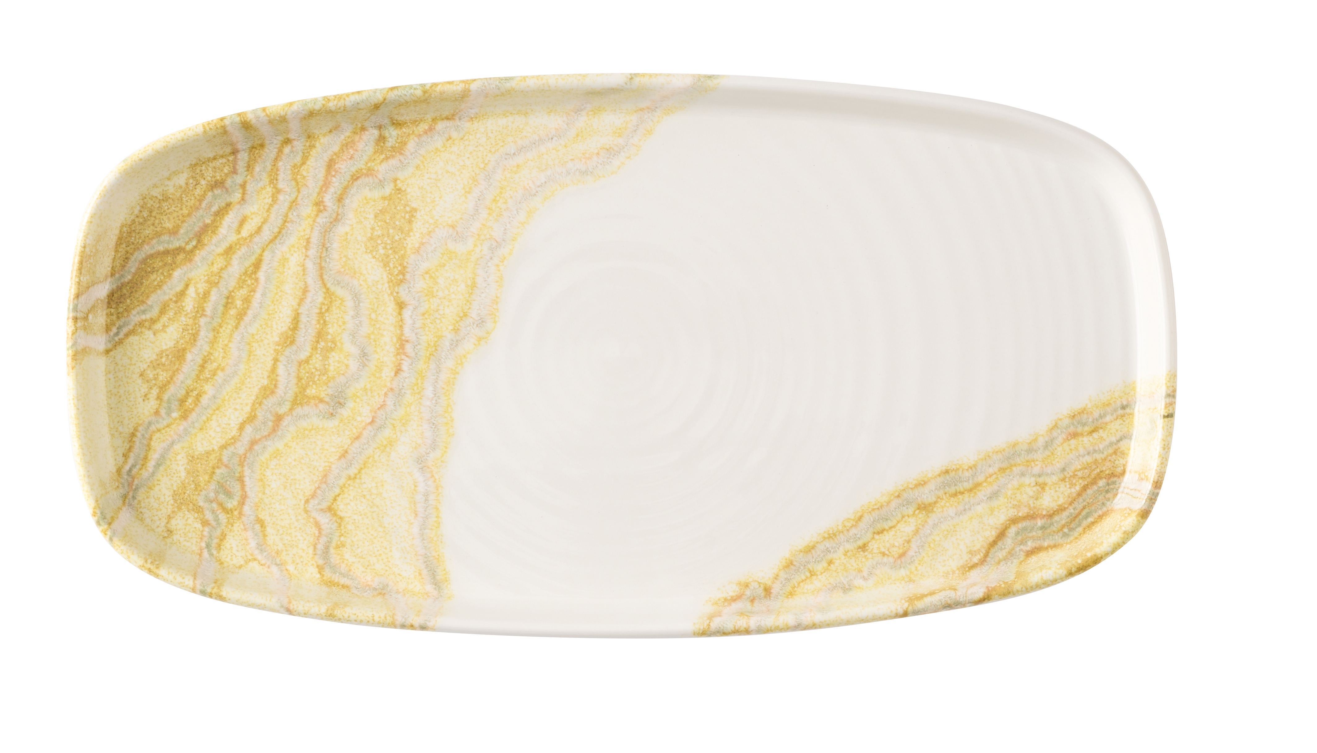 Блюдо овальное 30x15,4см h2cм цвет Tide Gold TDGDWO291 миниатюра 1