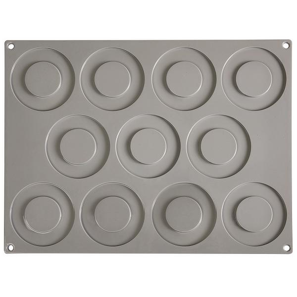 Форма силиконовая "Gourmand Кольцо" d90мм h3,5мм, 15мл, 11 ячеек GG001S