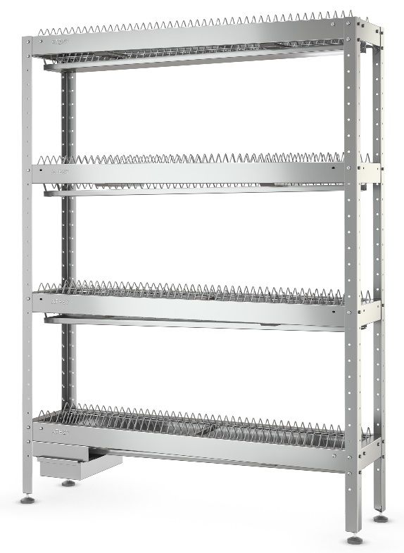 СТЕЛЛАЖ ДЛЯ ТАРЕЛОК СКТ-С-1200-02-Н (СКТ-1/1200) миниатюра 2