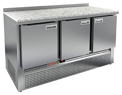 СТОЛ С ОХЛАЖД.ШКАФОМ HICOLD SNE 111/TN КАМЕНЬ миниатюра 2