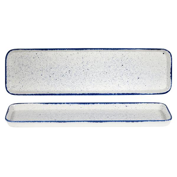 Блюдо сервировочное GN 2/4 53х15см h2,5см 1,4л, Stonecast Hints, цвет Indigo Blue SHBISLBD1