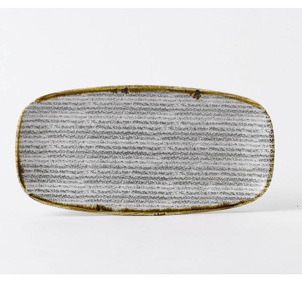 Блюдо прямоугольное CHEFS 29,8х15,3см, без борта, цвет Stone Grey, Studio Prints SPSGXO111