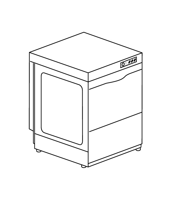 МАШИНА СТАКАНОМОЕЧНАЯ DIHR GS 40 LS+DDE миниатюра 1
