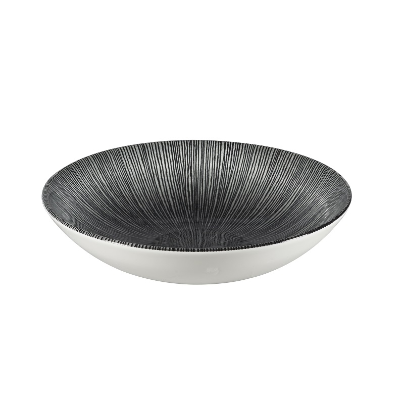 Салатник 0,42л d18,2см, без борта, цвет Agano Black, Studio Prints AGBLEVB71