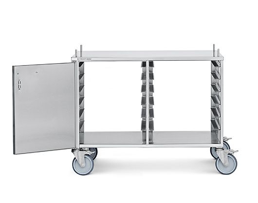 Подставка Convotherm maxx pro BAKE закрытая с 2-х сторон, 7 пар направляющих EN, 1 дверь, на колесах