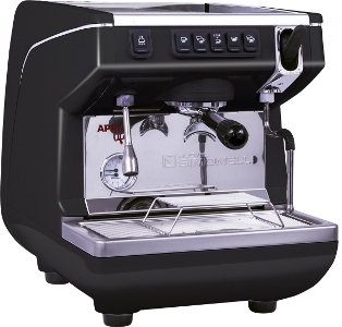 КОФЕМАШИНА APPIA LIFE 1GR V/ ЧЕРНЫЙ+ВЫСОКАЯ ГРУППА 1Ф 167516