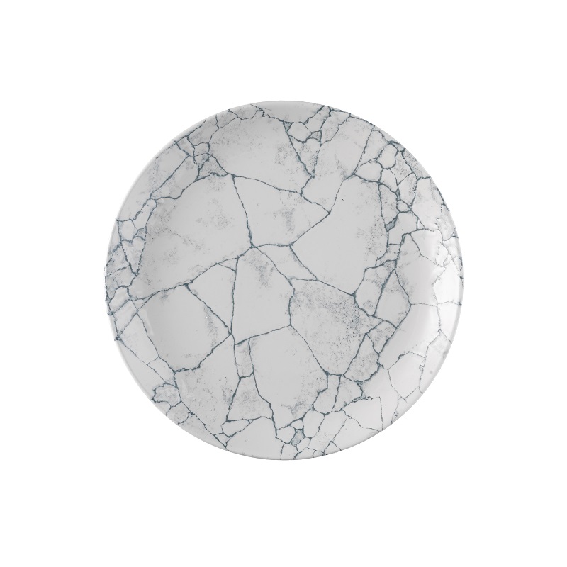 Тарелка мелкая 28,8см, без борта, цвет Kintsugi Pearl Grey, Studio Prints KTPGEV111
