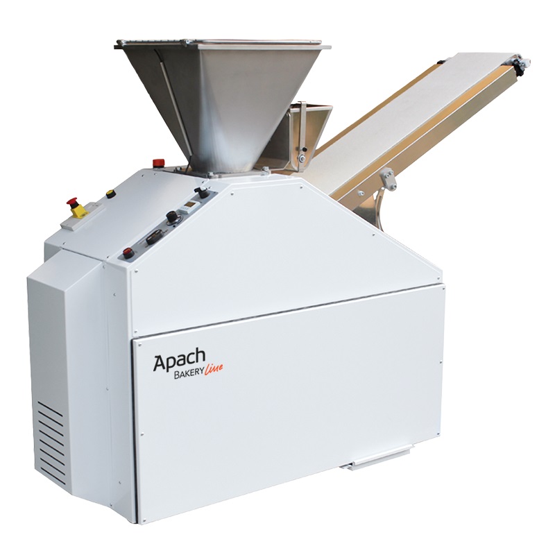 ТЕСТОДЕЛИТЕЛЬ ВАКУУМНЫЙ APACH BAKERY LINE SDT130 A С ТЕФЛ. БУНКЕРОМ, СИСТЕМОЙ ДОП. СМАЗКИ И СКРЕБКОМ