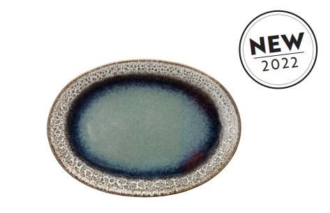 Блюдо овальное 30*21,5см BLOOM BLUE AND BROWN BM020308088