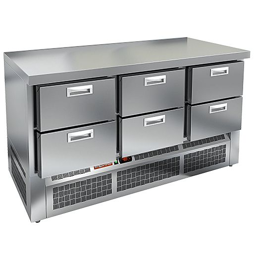 СТОЛ С ОХЛАЖД.ШКАФОМ HICOLD GNE 222/TN З