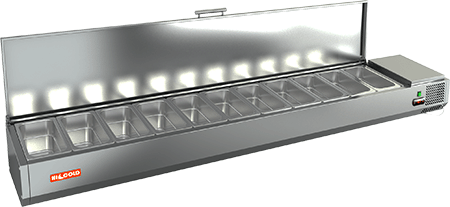 ВИТРИНА VRTU 2280 Д/СТОЛА HICOLD PZ3