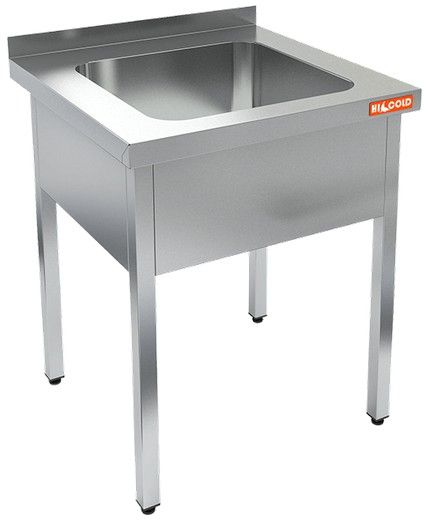 НСО1М-7/7Б стол-моечная ванна, 1секц. (500х500х300), HICOLD RUS