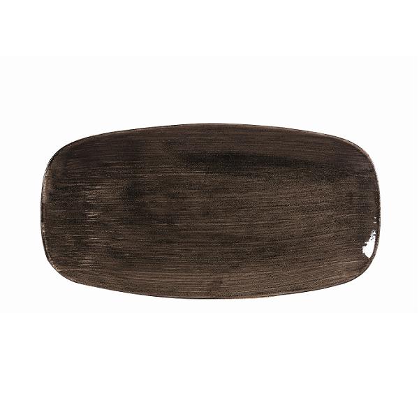 Блюдо прямоугольное CHEFS 29,8х15,3см, без борта, Stonecast Patina, цвет Iron Black PAIBXO111