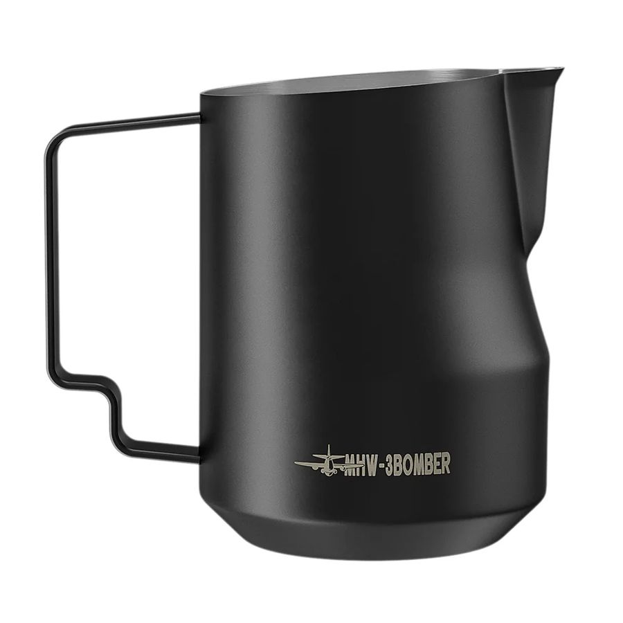 Питчер (молочник) Turbo 350 мл P6007MB, черный матовый миниатюра 1