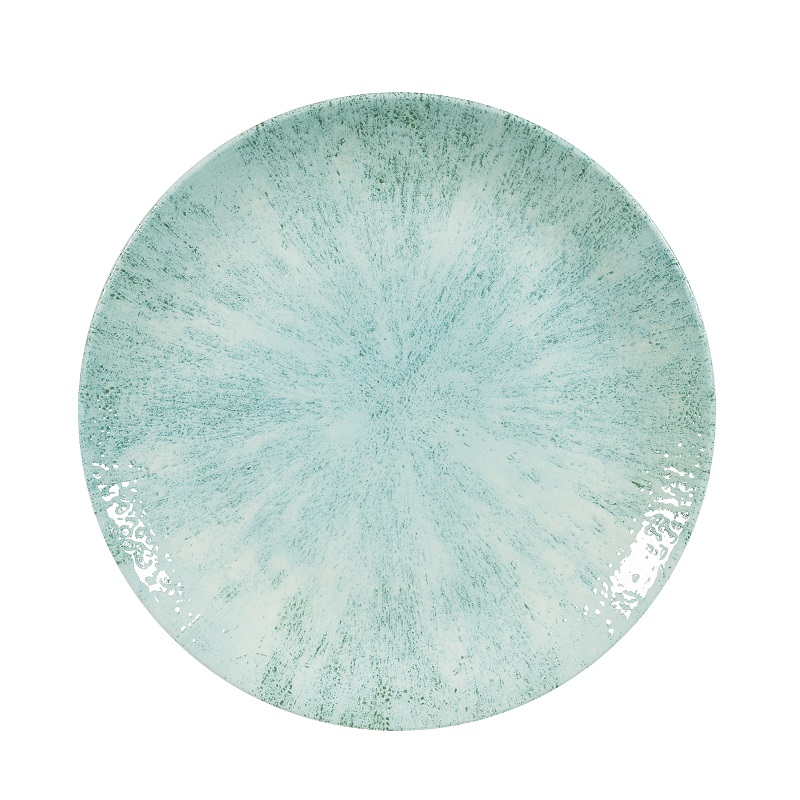 Тарелка мелкая 28,8см, без борта, цвет Stone Aquamarine, Studio Prints STAMEV111