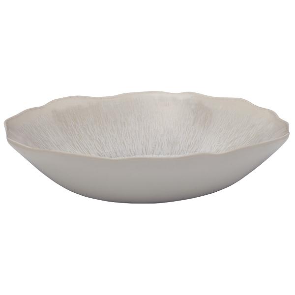Тарелка глубокая 20см, керамика, цвет PERLE, Plume 960771