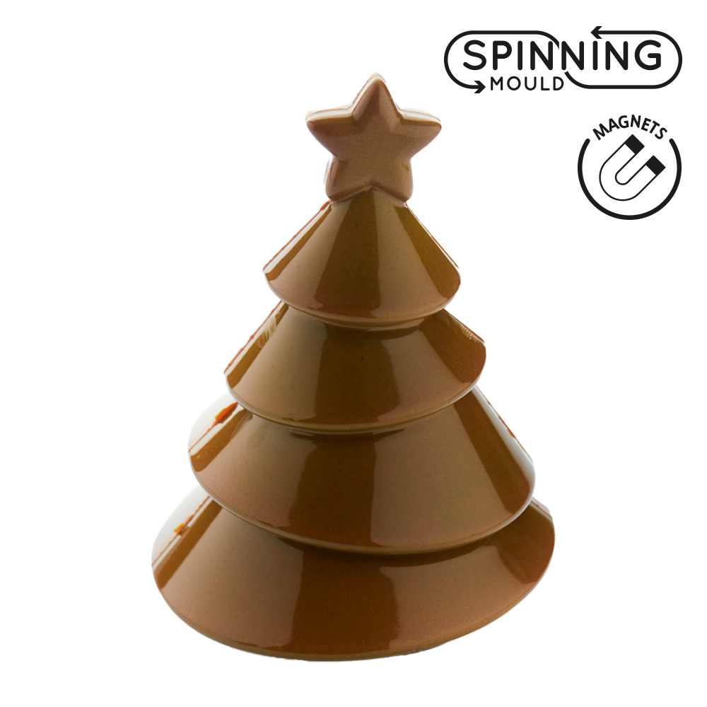 Форма д/шок. 3D "Tree" d110мм h152мм, 2 ячейки, 200гр, п/к с магнитом BPA FREE 21SR100A