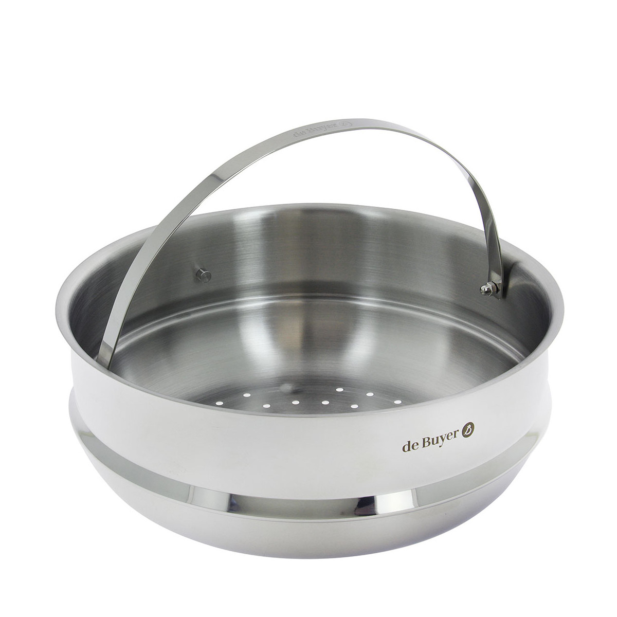 Вставка-пароварка в кастрюлю d24см, h9,5cm, серия Prim Appety, с ручкой, s/s 3675.24