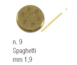ПРЕСС-ФОРМА SIRMAN SPAGHETTI 1.9 MM 28180009