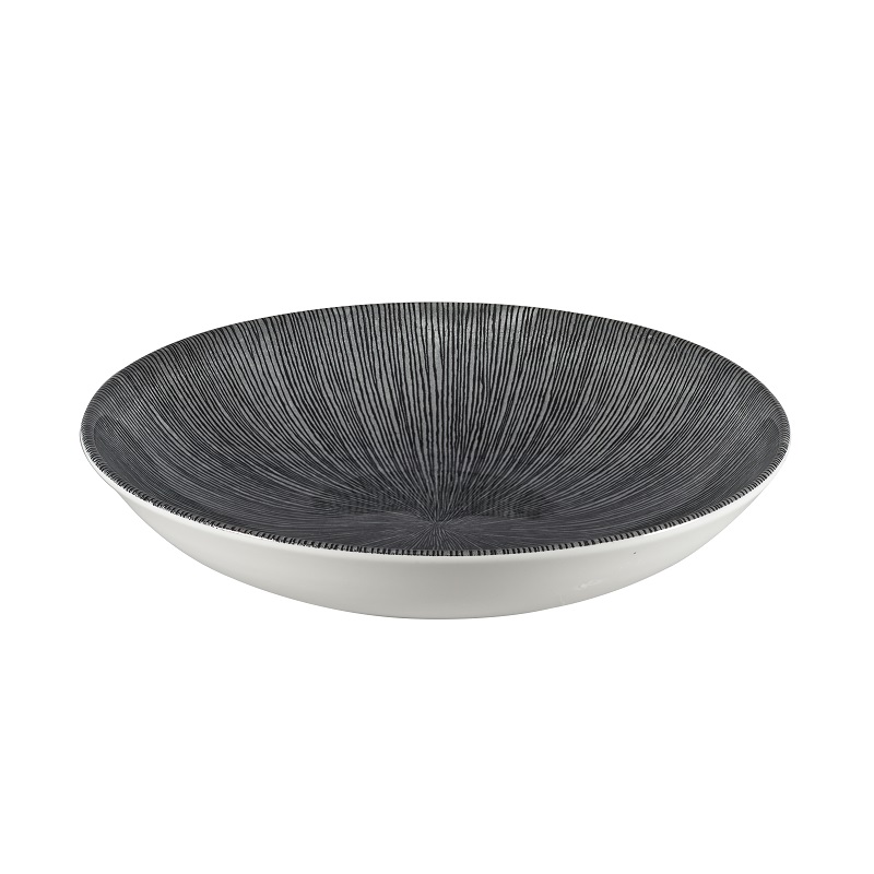 Салатник 1,14л d24,8см, без борта, цвет Agano Black, Studio Prints AGBLEVB91