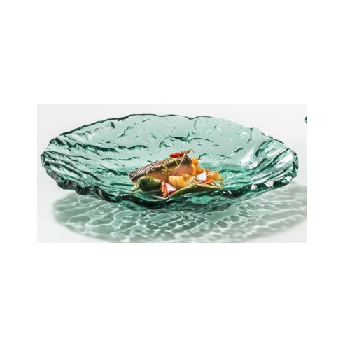 Салатник стеклянный Море зеленое 0,25л d24см, Mar-Green XGLAS-2824V