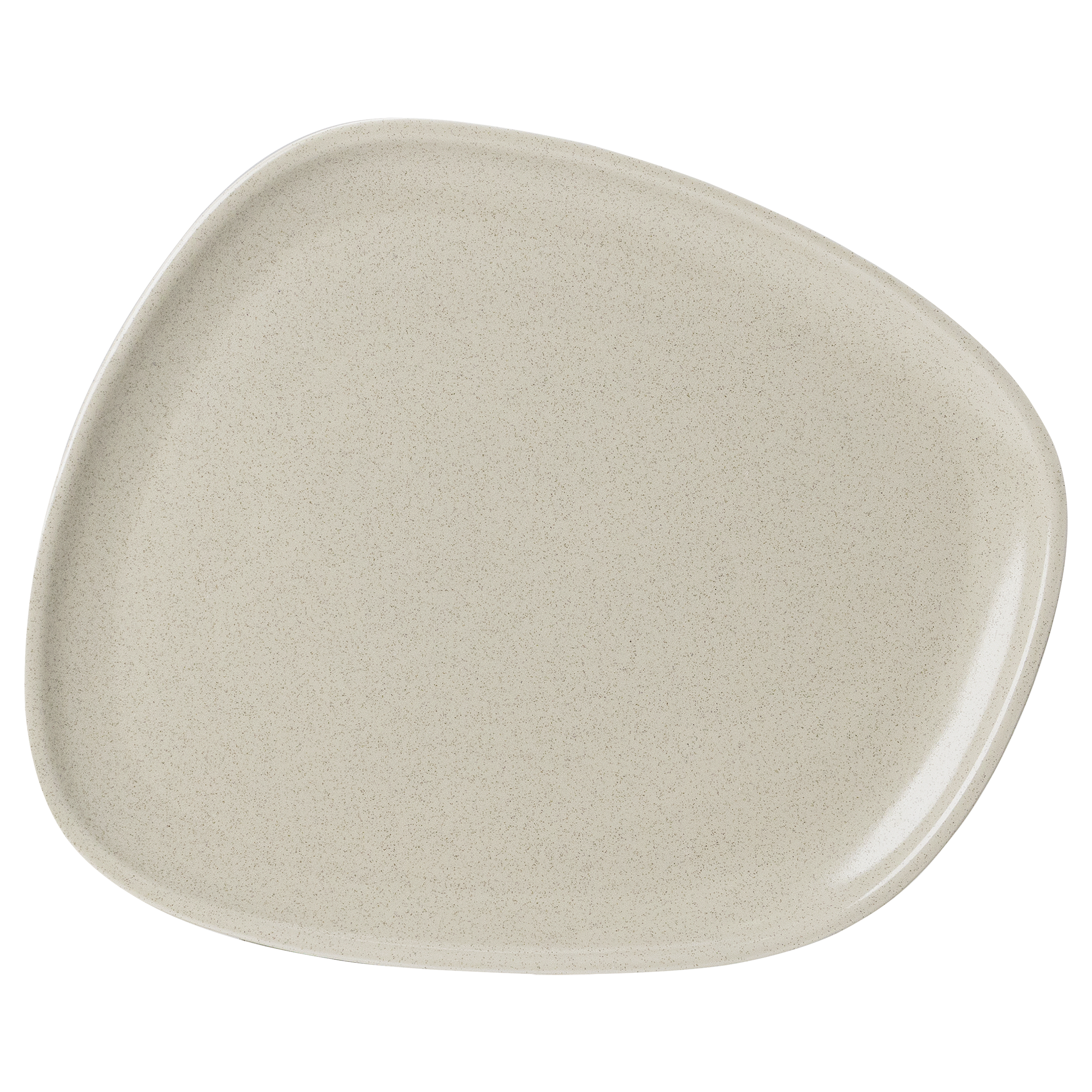 Тарелка мелкая LUNA COLORIDO SAND 26,5x22,5x2,2см Oxford
