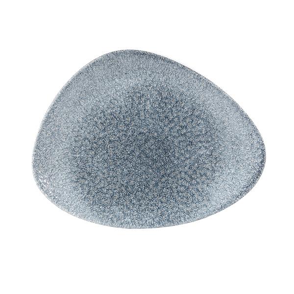 Блюдо треугольное CHEFS 26х20см, без борта, цвет Raku Topaz Blue, Studio Prints RKTBTC261