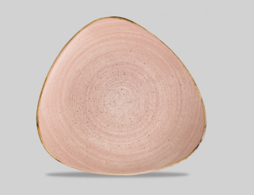 Тарелка мелкая треугольная 22,9см, без борта, Stonecast, цвет Terracotta SRTETR9 1
