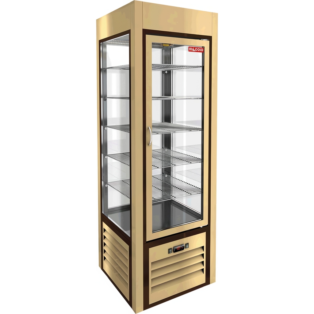 ВИТРИНА КОНДИТ/ВЕРТИКАЛЬНАЯ HICOLD VRC 350 SH BEIGE FR миниатюра 1