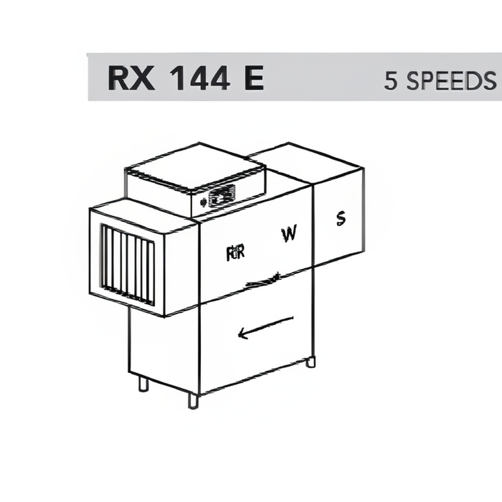 МАШИНА ПОСУДОМОЕЧНАЯ DIHR RX 144 E DX+DDE+HR10+DR69/ДЕЛЕНИЕ 3 ЧАСТИ миниатюра 1