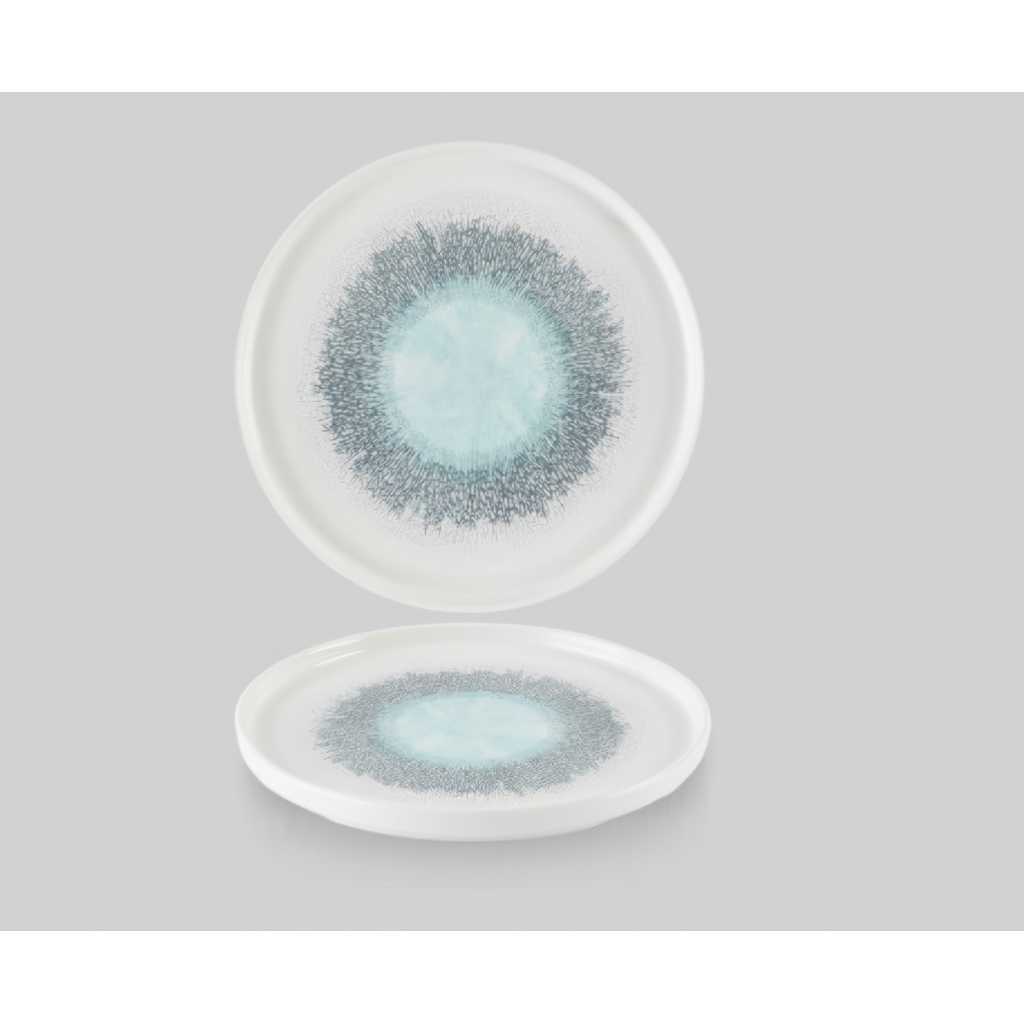 Тарелка мелкая 21см, h2см с прямым бортом, Chefs Plate, цвет Aquamarine, FSBLWP211 миниатюра 1