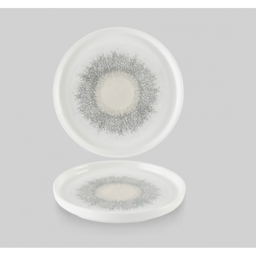 Тарелка мелкая 21см, h2см с прямым бортом, Chefs Plate, цвет Agate Grey, FSGYWP211 миниатюра 1
