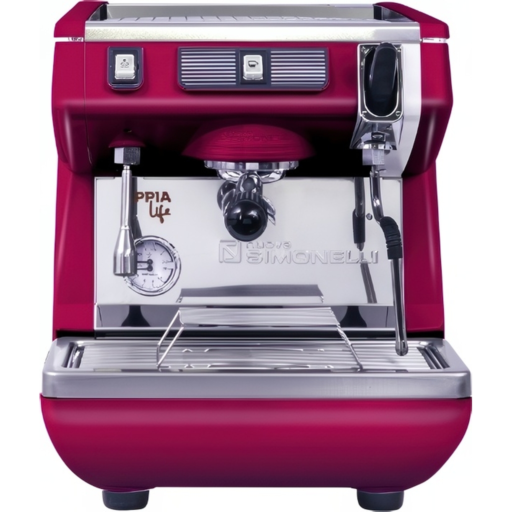 КОФЕМАШИНА APPIA LIFE 1GR S/ КРАСНЫЙ+ВЫСОКАЯ ГРУППА 1Ф 167515 миниатюра 1
