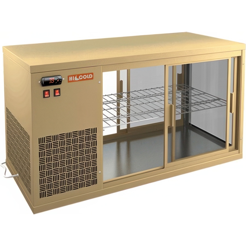 ВИТРИНА HICOLD VRL T 1300 L BEIGE миниатюра 1
