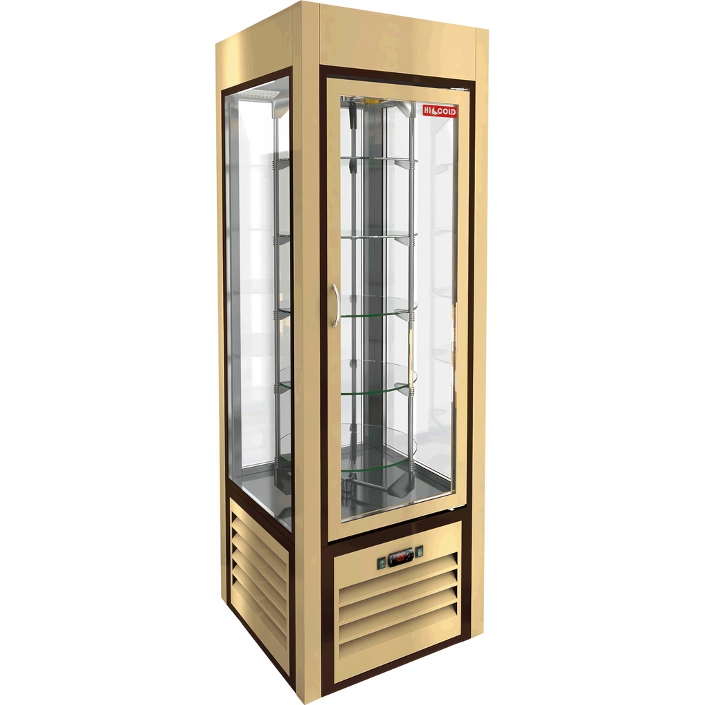 ВИТРИНА КОНДИТ/ВЕРТИКАЛЬНАЯ HICOLD VRC 350 R Sh BEIGE FR миниатюра 1