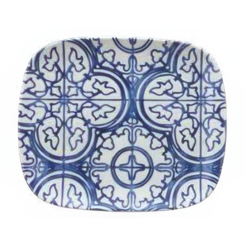 Тарелка мелкая прямоугольная 31х31см SEASIDE BLUE PX020315682 миниатюра 1