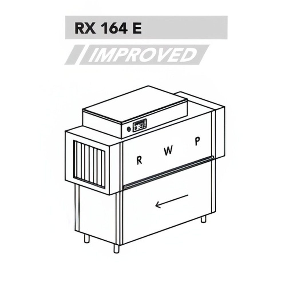 МАШИНА ПОСУДОМОЕЧНАЯ DIHR RX 164 E DX миниатюра 1