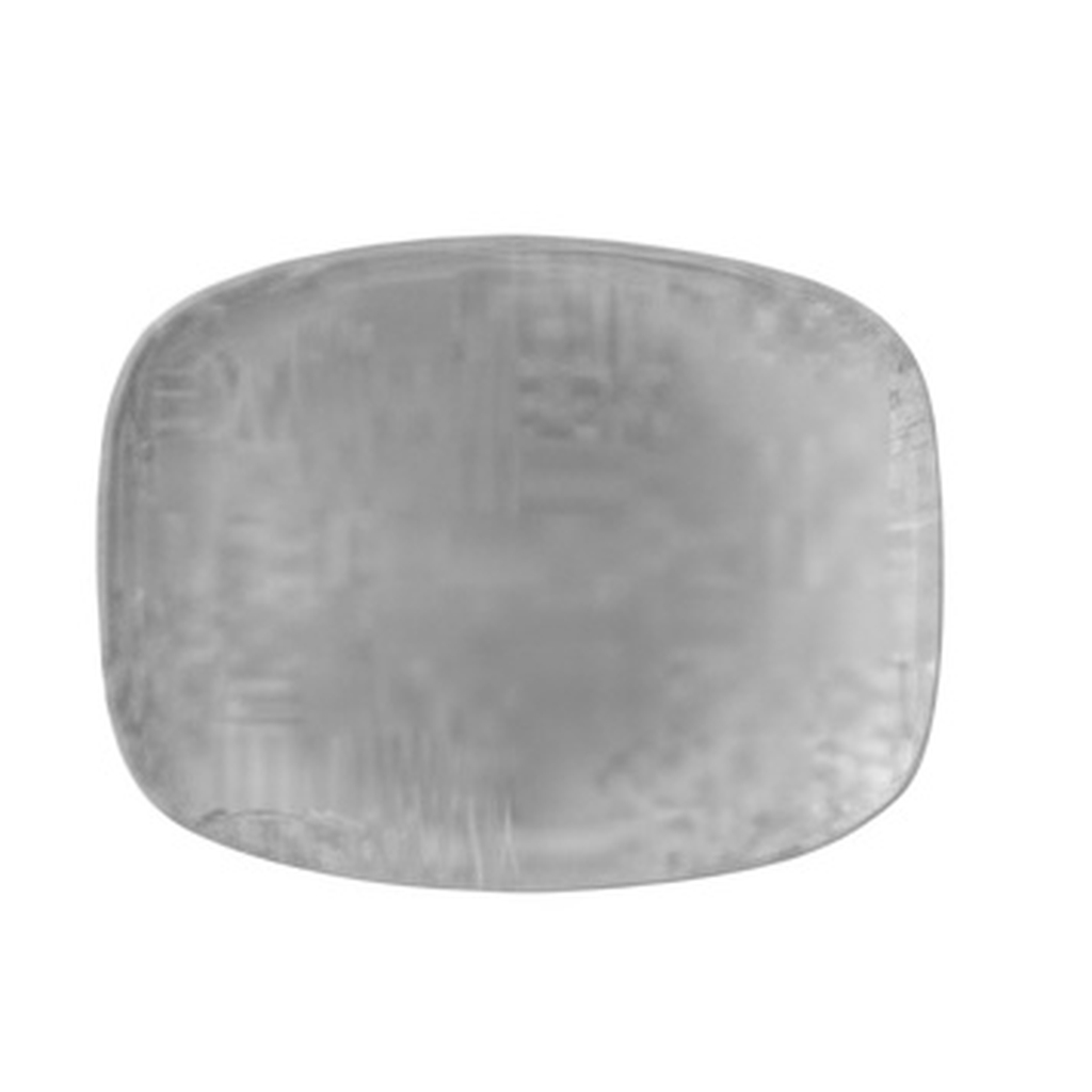 Блюдо прямоугольное CHEFS 23,7х15,7см, без борта, цвет Raku Jasper Grey, Studio Prints RKGJOBL21 миниатюра 1