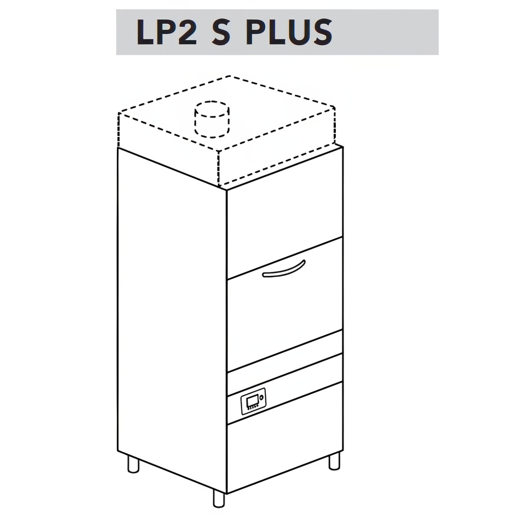 МАШИНА КОТЛОМОЕЧНАЯ DIHR LP2 S PLUS ELETTRONICA+XP миниатюра 1