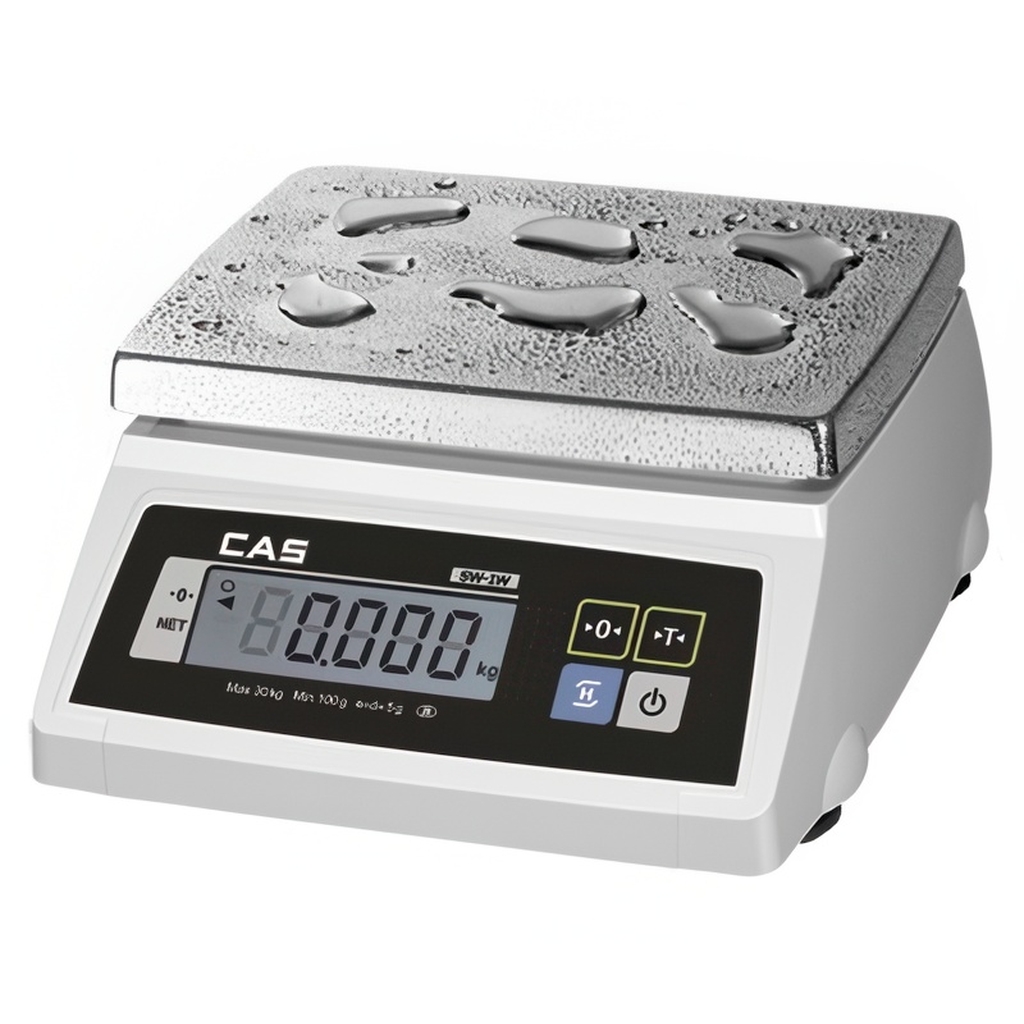 ВЕСЫ ЭЛ.ПОРЦИОННЫЕ CAS SW-10W (DD) ДВА ДИСП миниатюра 2