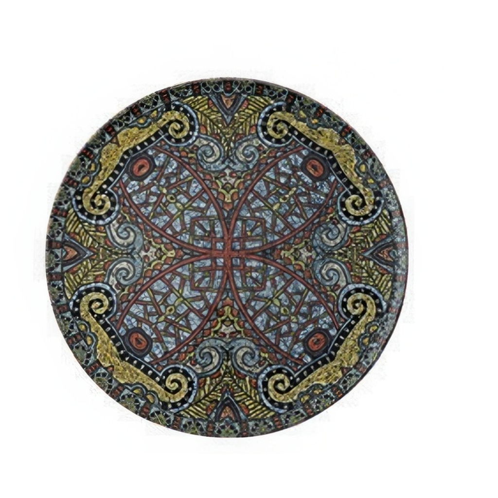 Тарелка мелкая d27,5см, Mandala A 67377A05 миниатюра 1