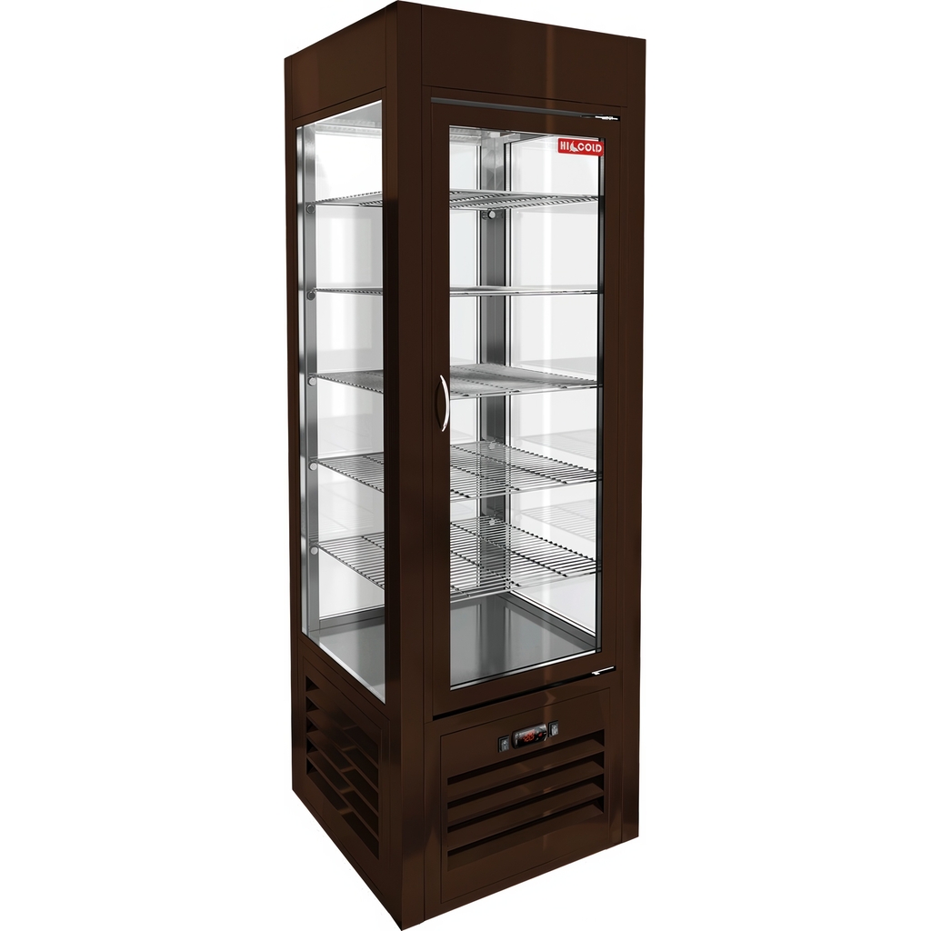 ВИТРИНА КОНДИТ/ВЕРТИКАЛЬНАЯ HICOLD VRC 350 SH BROWN миниатюра 1