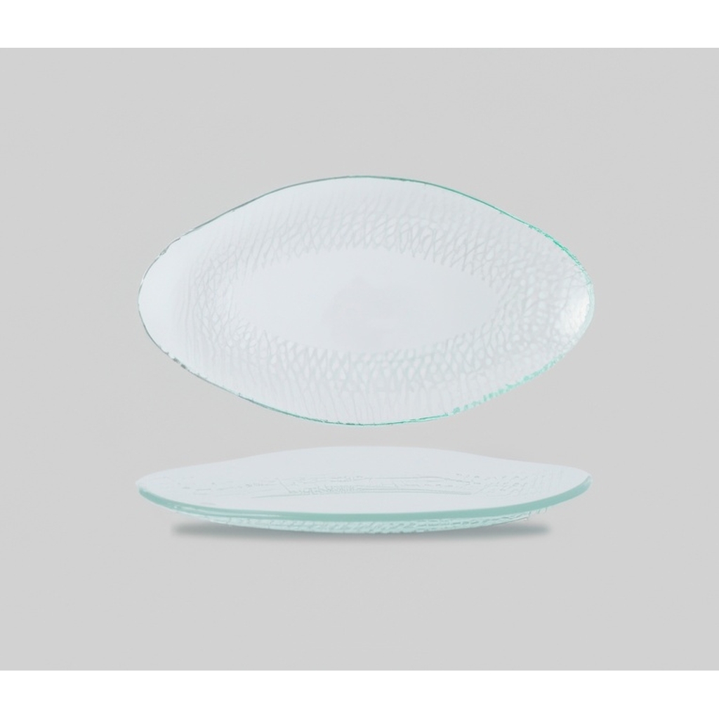 Блюдо овальное 16,2х30см Isla Glass GLCLTBO11 миниатюра 1
