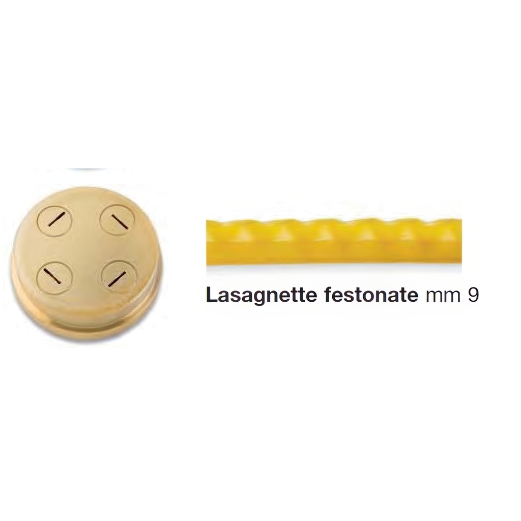НАСАДКА-ЭКСТРУДЕР Д/CHEF-IN-CASA LASAGNETTE FESTONATE 9 MM 284 миниатюра 1