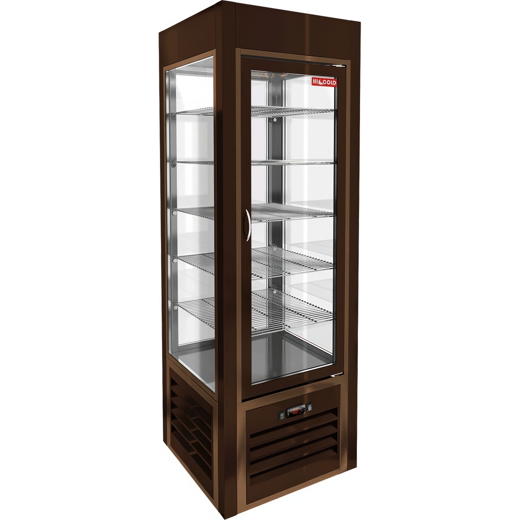 ВИТРИНА КОНДИТ/ВЕРТИКАЛЬНАЯ HICOLD VRC 350 SH BROWN FR миниатюра 1